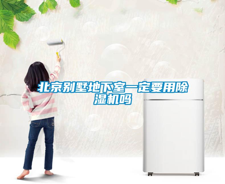 北京别墅地下室一定要用除湿机吗