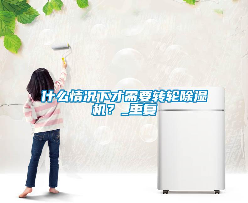 什么情况下才需要转轮除湿机？_重复