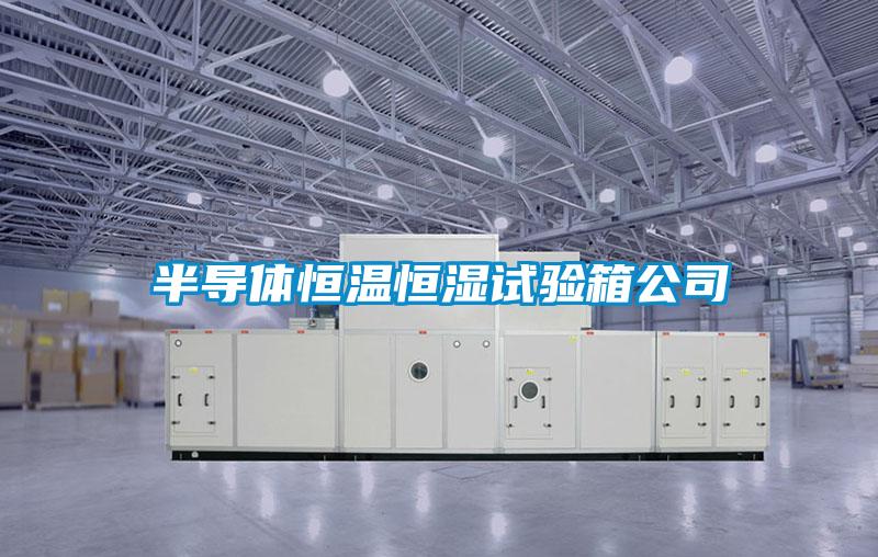 半导体恒温恒湿试验箱公司