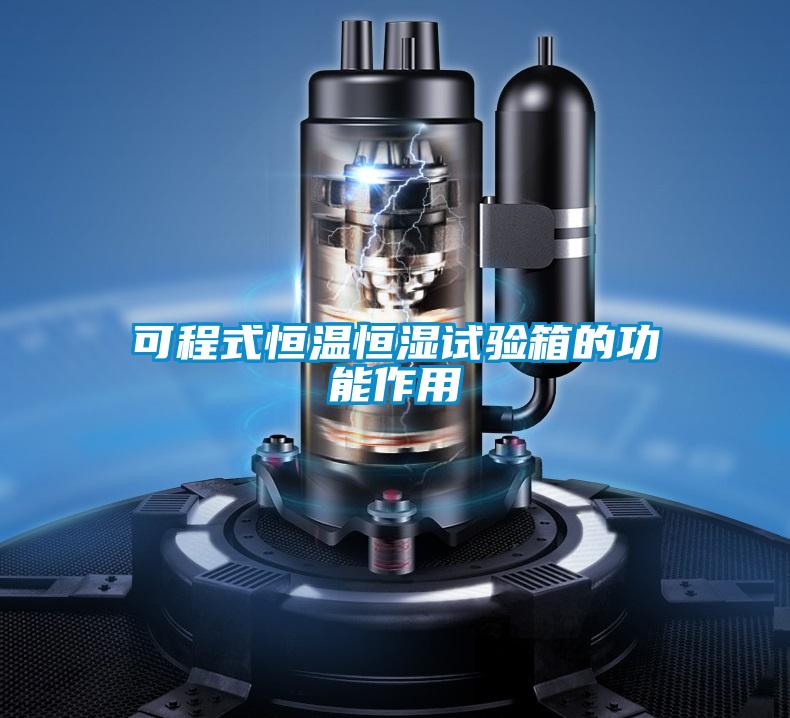 可程式恒温恒湿试验箱的功能作用