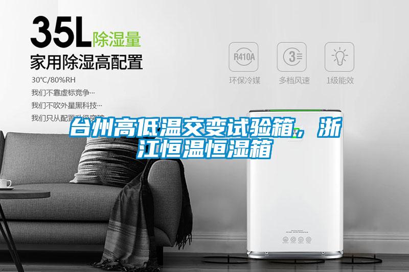 台州高低温交变试验箱，浙江恒温恒湿箱