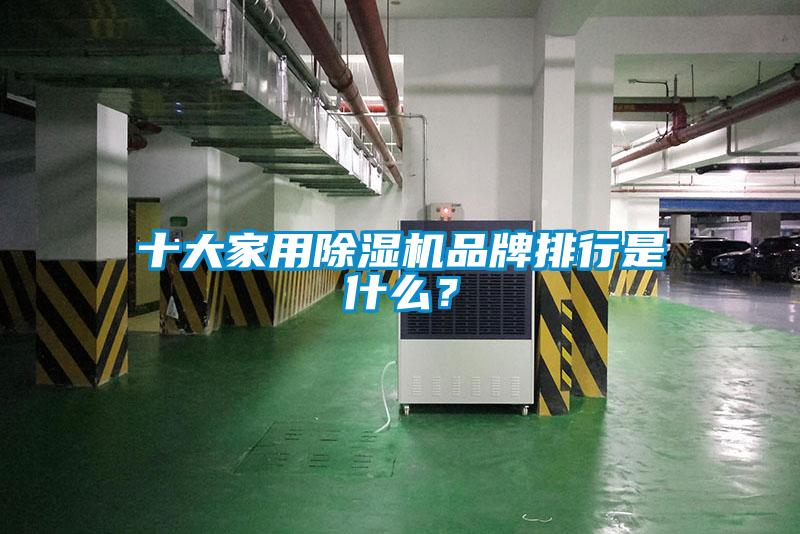 十大家用除湿机品牌排行是什么？