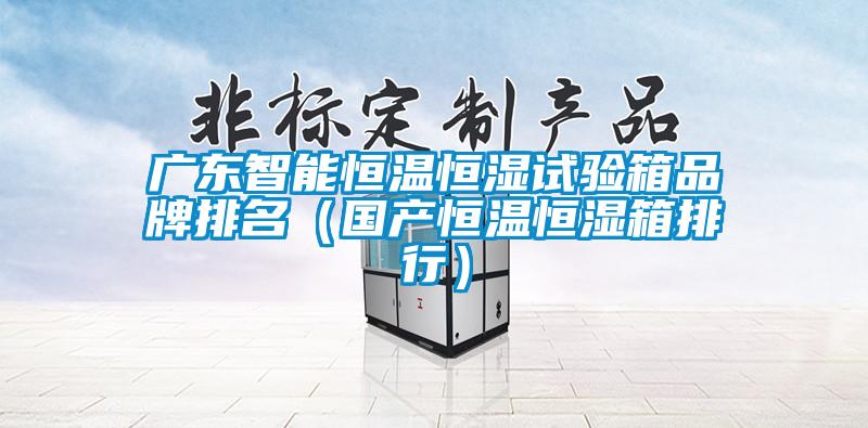 广东智能恒温恒湿试验箱品牌排名（国产恒温恒湿箱排行）