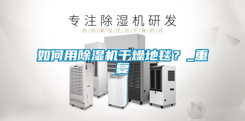如何用除湿机干燥地毯?_重复