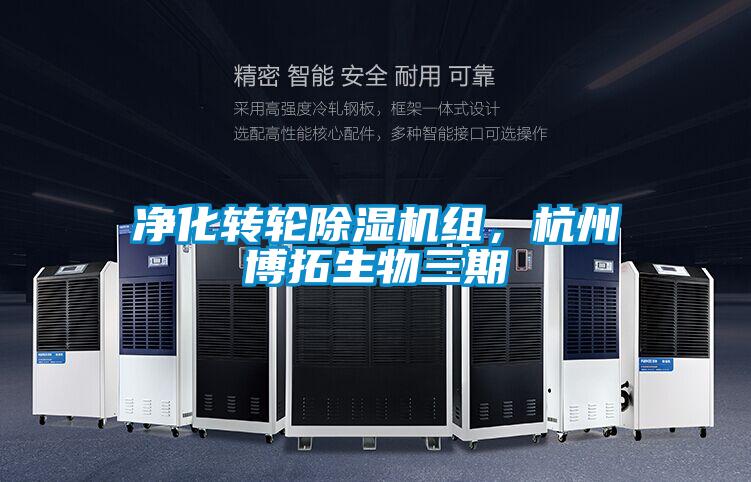 净化转轮除湿机组，杭州博拓生物三期