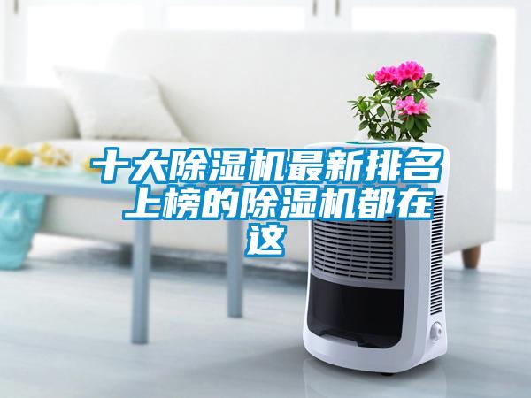 十大除湿机最新排名 上榜的除湿机都在这