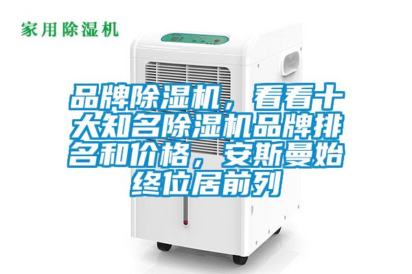 品牌除湿机，看看十大知名除湿机品牌排名和价格，安斯曼始终位居前列