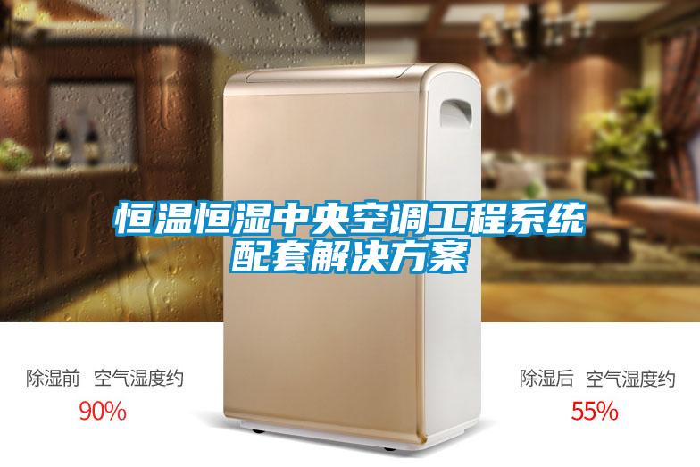 恒温恒湿中央空调工程系统配套解决方案