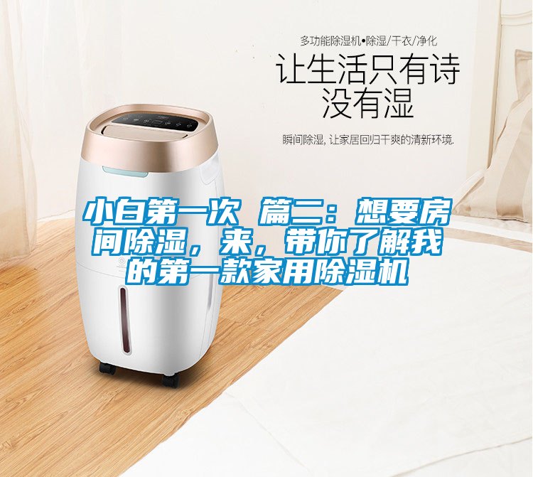 小白第一次 篇二：想要房间除湿，来，带你了解我的第一款家用除湿机