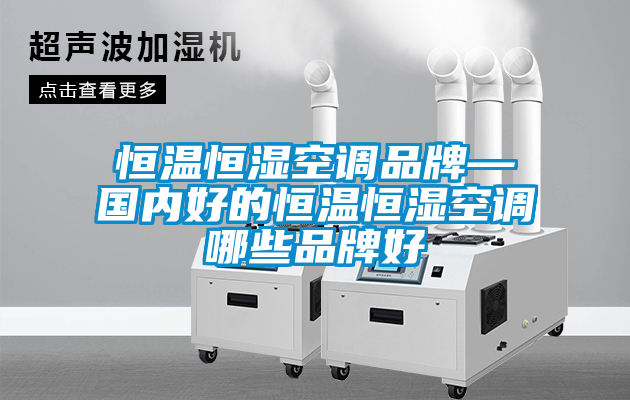 恒温恒湿空调品牌—国内好的恒温恒湿空调哪些品牌好
