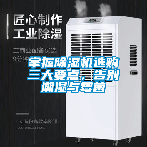 掌握除湿机选购三大要点，告别潮湿与霉菌