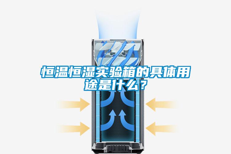 恒温恒湿实验箱的具体用途是什么？