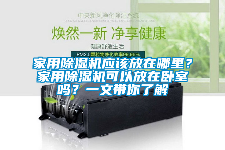家用除湿机应该放在哪里？家用除湿机可以放在卧室吗？一文带你了解