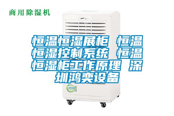 恒温恒湿展柜 恒温恒湿控制系统 恒温恒湿柜工作原理 深圳鸿奕设备
