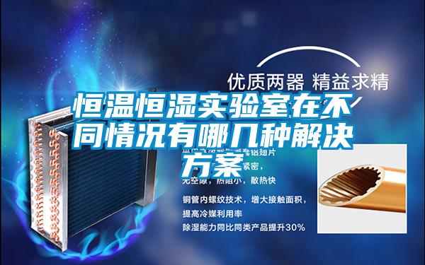 恒温恒湿实验室在不同情况有哪几种解决方案