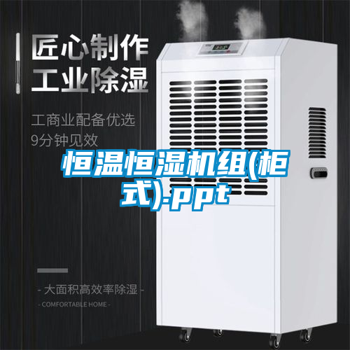 恒温恒湿机组(柜式).ppt