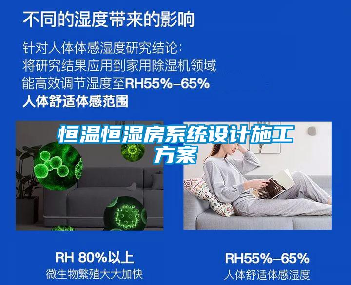 恒温恒湿房系统设计施工方案