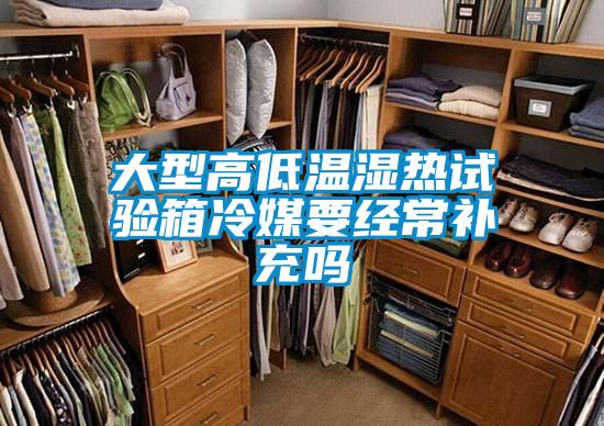 大型高低温湿热试验箱冷媒要经常补充吗