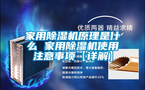 家用除湿机原理是什么 家用除湿机使用注意事项【详解】