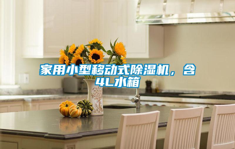 家用小型移动式除湿机，含4L水箱