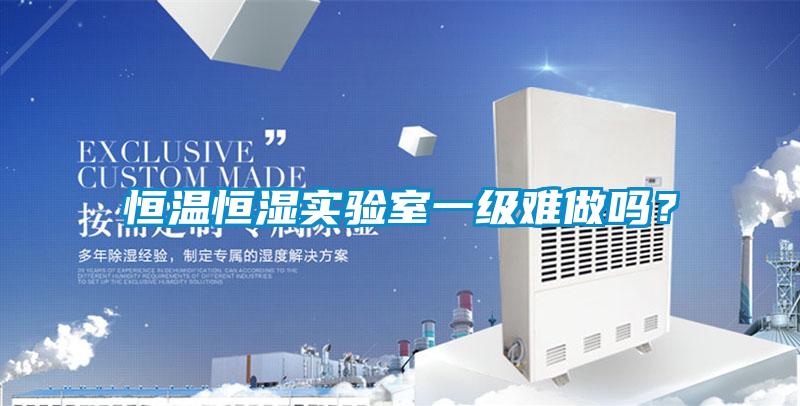 恒温恒湿实验室一级难做吗？