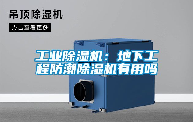 工业除湿机：地下工程防潮除湿机有用吗