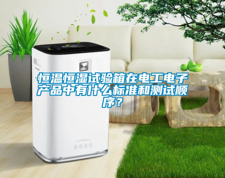 恒温恒湿试验箱在电工电子产品中有什么标准和测试顺序？