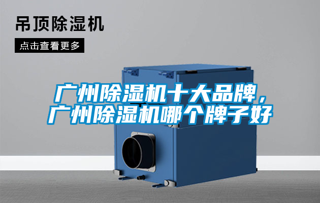 广州除湿机十大品牌，广州除湿机哪个牌子好