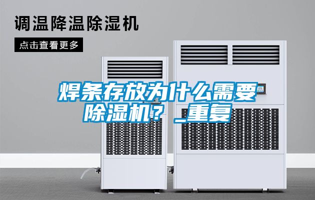 焊条存放为什么需要除湿机？_重复