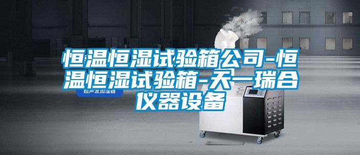 恒温恒湿试验箱公司-恒温恒湿试验箱-天一瑞合仪器设备