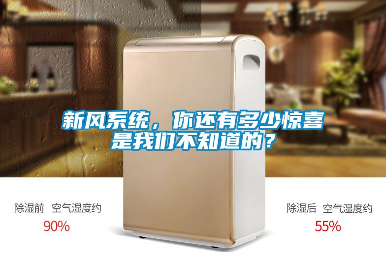 新风系统，你还有多少惊喜是我们不知道的？