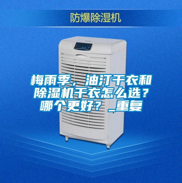 梅雨季，油汀干衣和除湿机干衣怎么??？哪个更好？_重复