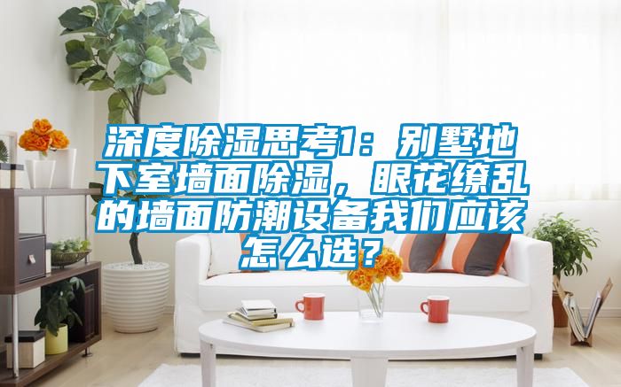 深度除湿思考1：别墅地下室墙面除湿，眼花缭乱的墙面防潮设备我们应该怎么?。?/></p>
						    <p style=