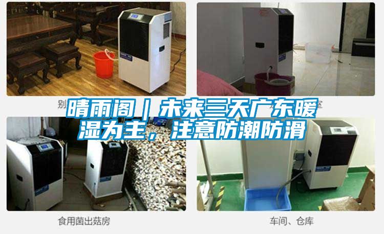 晴雨阁｜未来三天广东暖湿为主，注意防潮防滑