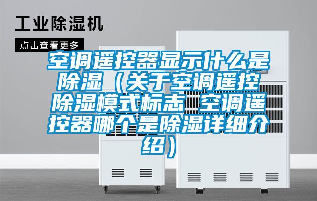 空调?？仄飨允臼裁词浅ü赜诳盏饕？爻Ｊ奖曛?空调遥控器哪个是除湿详细介绍）