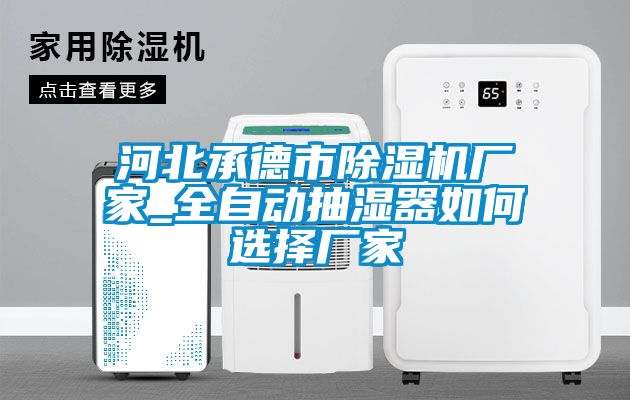 河北承德市除湿机厂家_全自动抽湿器如何选择厂家
