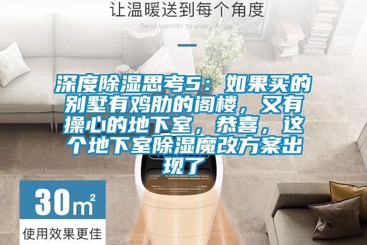 深度除湿思考5：如果买的别墅有鸡肋的阁楼，又有操心的地下室，恭喜，这个地下室除湿魔改方案出现了