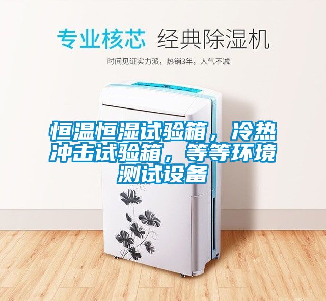 恒温恒湿试验箱，冷热冲击试验箱，等等环境测试设备