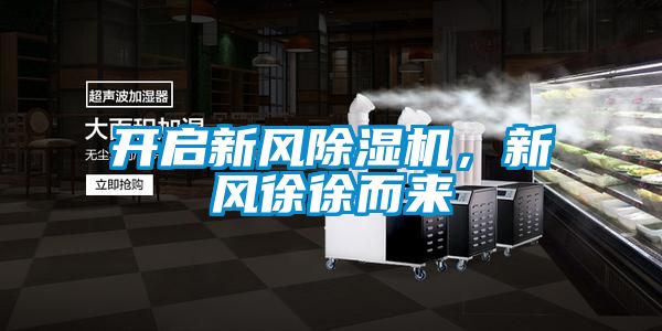 开启新风除湿机，新风徐徐而来