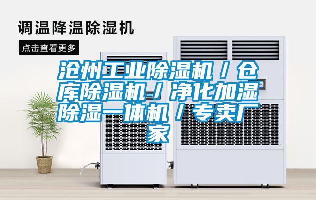 沧州工业除湿机/仓库除湿机/净化加湿除湿一体机/专卖厂家