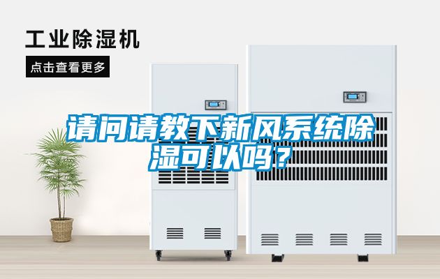 请问请教下新风系统除湿可以吗？