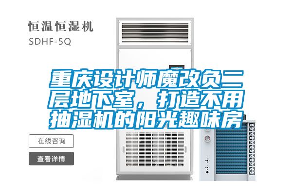 重庆设计师魔改负二层地下室，打造不用抽湿机的阳光趣味房