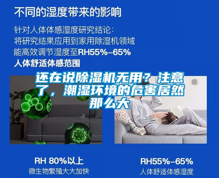 还在说除湿机无用？注意了，潮湿环境的危害居然那么大
