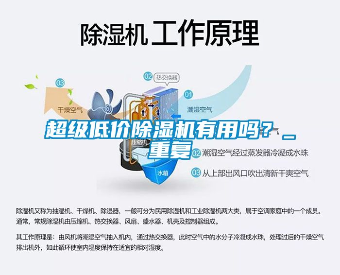 超级低价除湿机有用吗？_重复