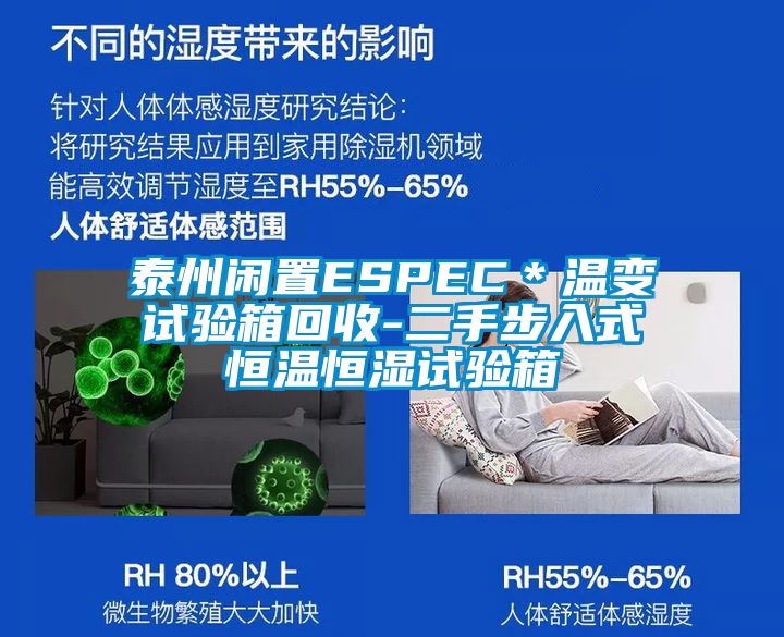 泰州闲置ESPEC＊温变试验箱回收-二手步入式恒温恒湿试验箱