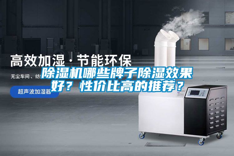 除湿机哪些牌子除湿效果好？性价比高的推荐？