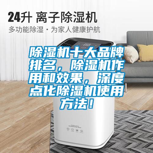 除湿机十大品牌排名，除湿机作用和效果，深度点化除湿机使用方法！