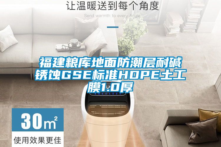福建粮库地面防潮层耐碱锈蚀GSE标准HDPE土工膜1.0厚