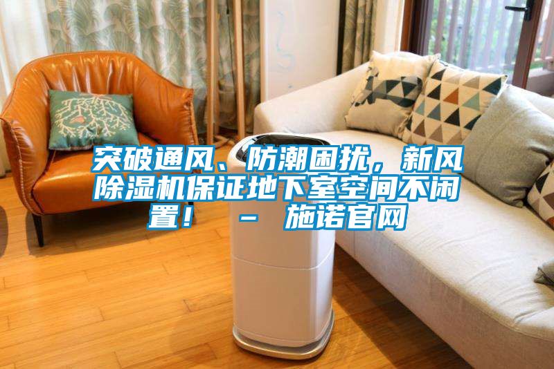突破通风、防潮困扰，新风除湿机保证地下室空间不闲置！ – 施诺官网