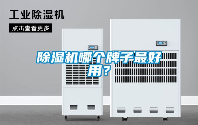 除湿机哪个牌子最好用？